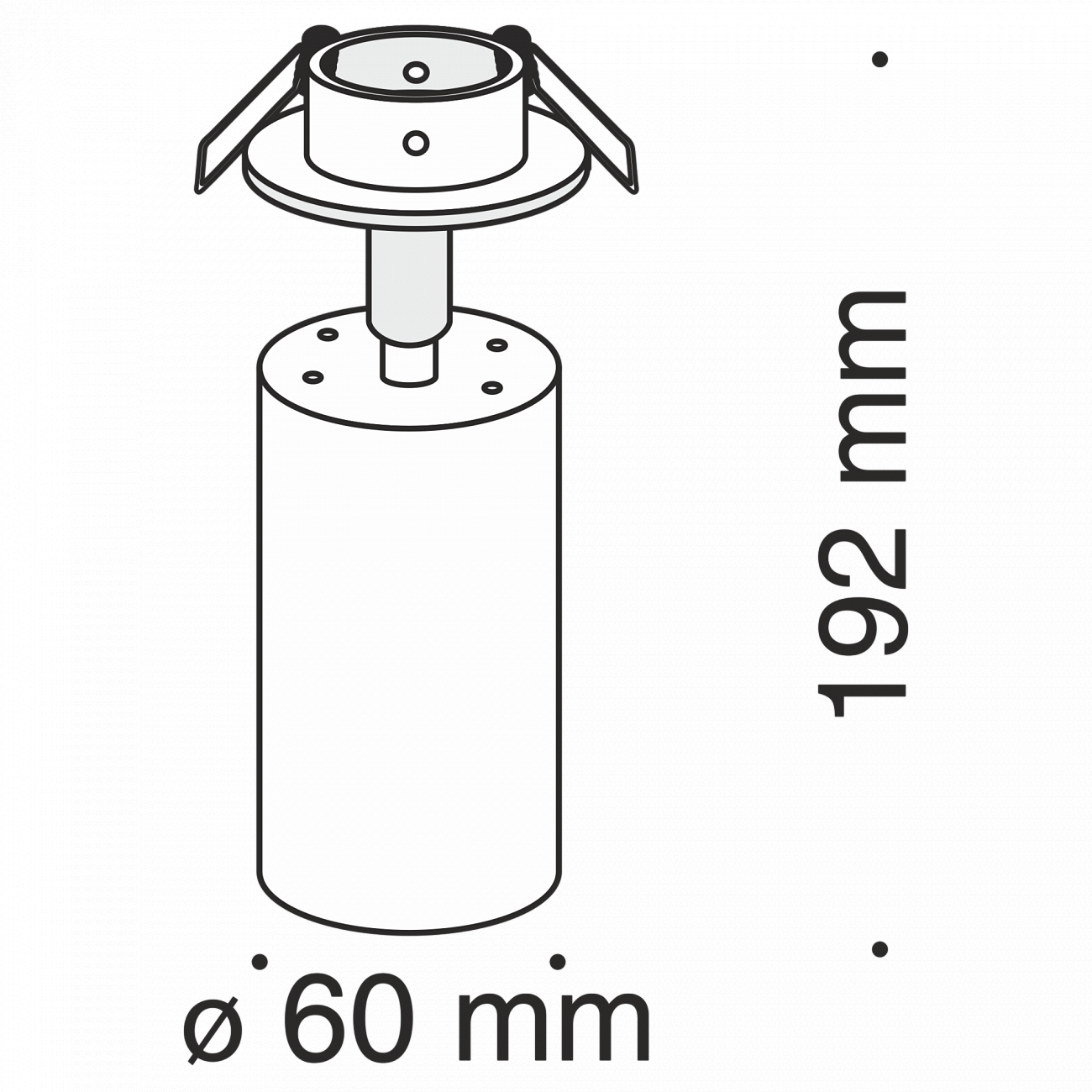 Спот потолочный галогеновый поворотный 19 см белый Focus C018CL-01W TECHNICAL CEILING & WALL 00-3956971 Белый  - Вид №2