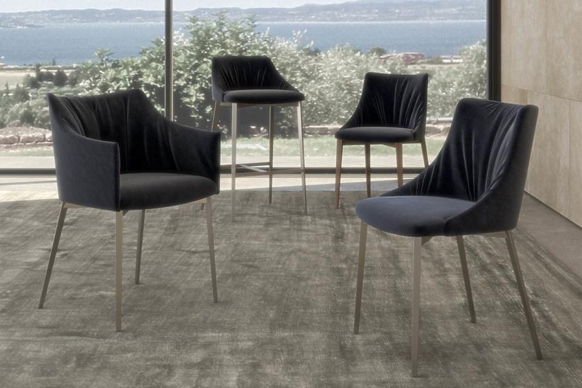 Ronda Design Высокий стул с обивкой Asana sun-id-1383664 - Вид №1