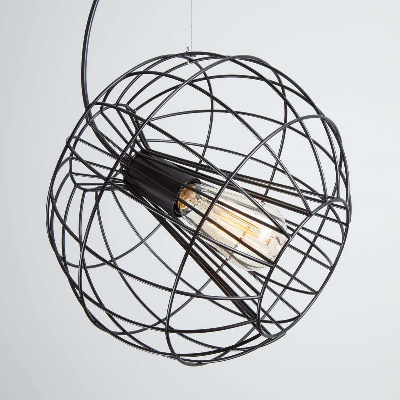 Подвесной светильник Eurosvet Sfera 50060/1 черный EUROSVET SFERA BLACK 196042 Черный  - Вид №2