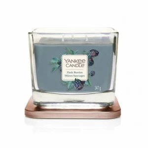 Свеча средняя Dark Berries "Лесные ягоды" 347гр 28-38 часов YANKEE CANDLE ЯГОДЫ 268067 Голубой