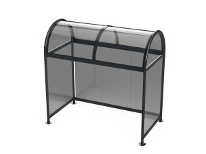 Поликарбонатный навес для автобусной остановки