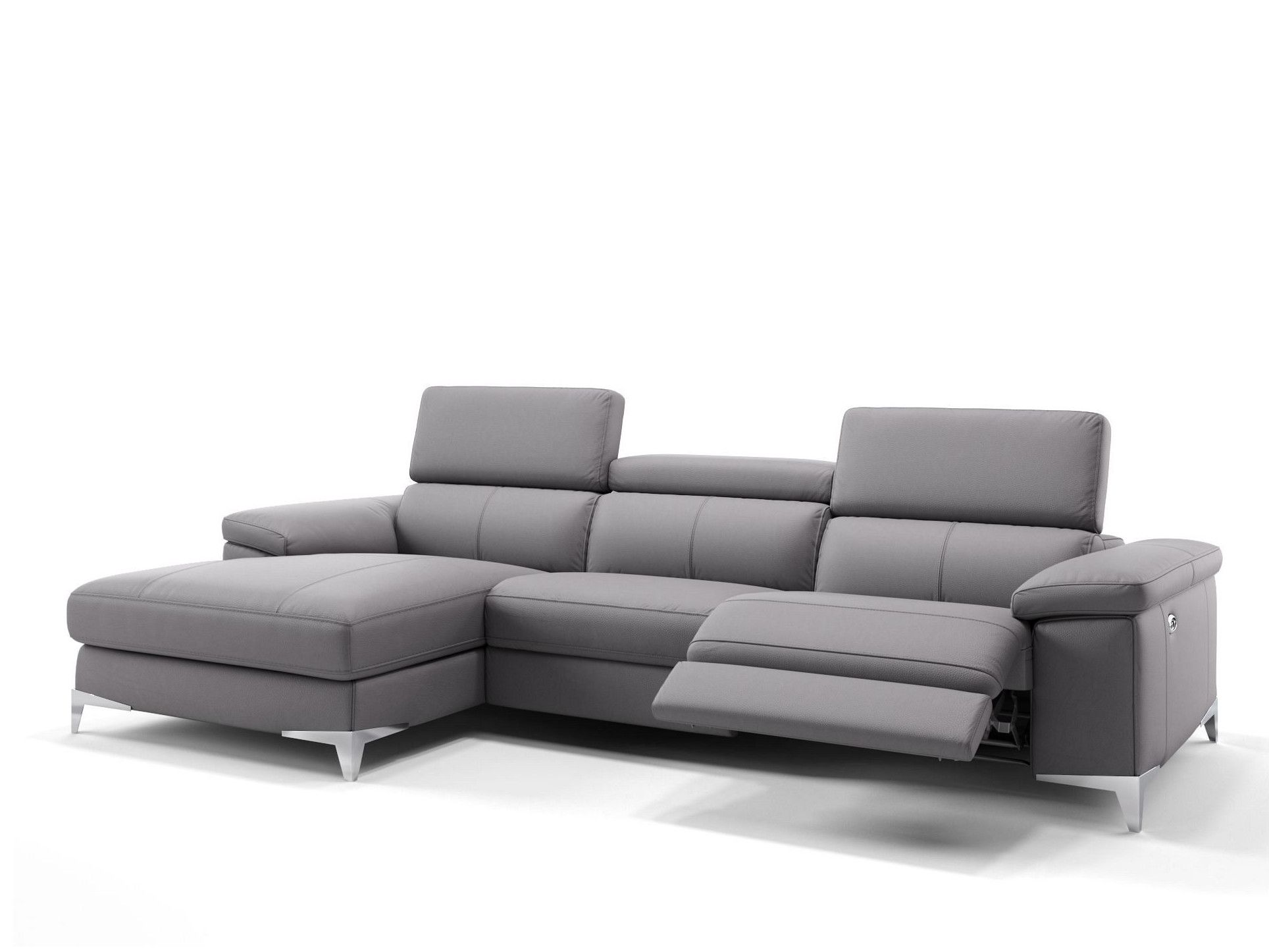 Кожаный диван с полуостровом Sofanella Venosa ARCH-00079818