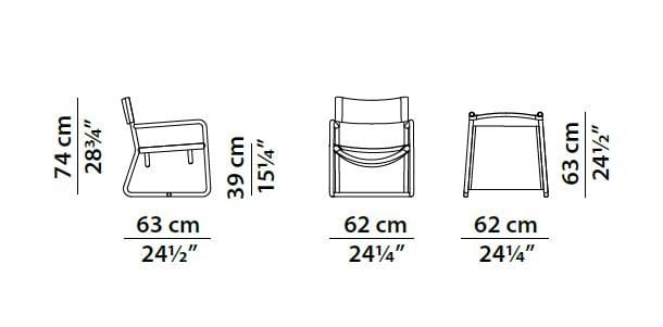 Кожаный садовый стул Baxter ARCH-00087784 - Вид №7