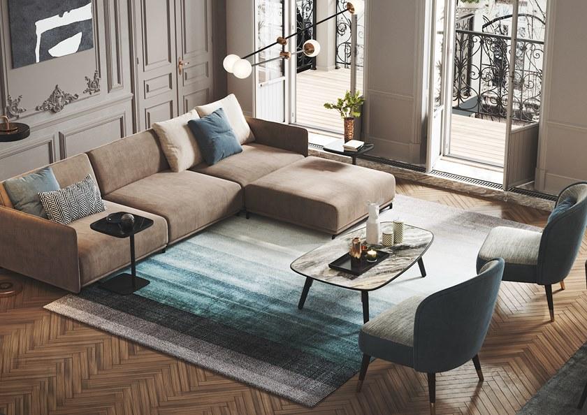 PRADDY 3-х местный тканевый диван Elysian Tr054* - Вид №2