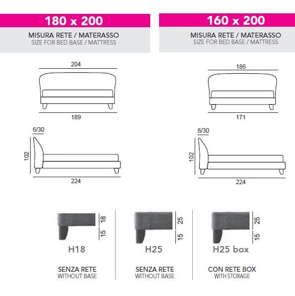 Двуспальная кровать с мягким изголовьем Twils Carnaby ARCH-00028590 - Вид №21