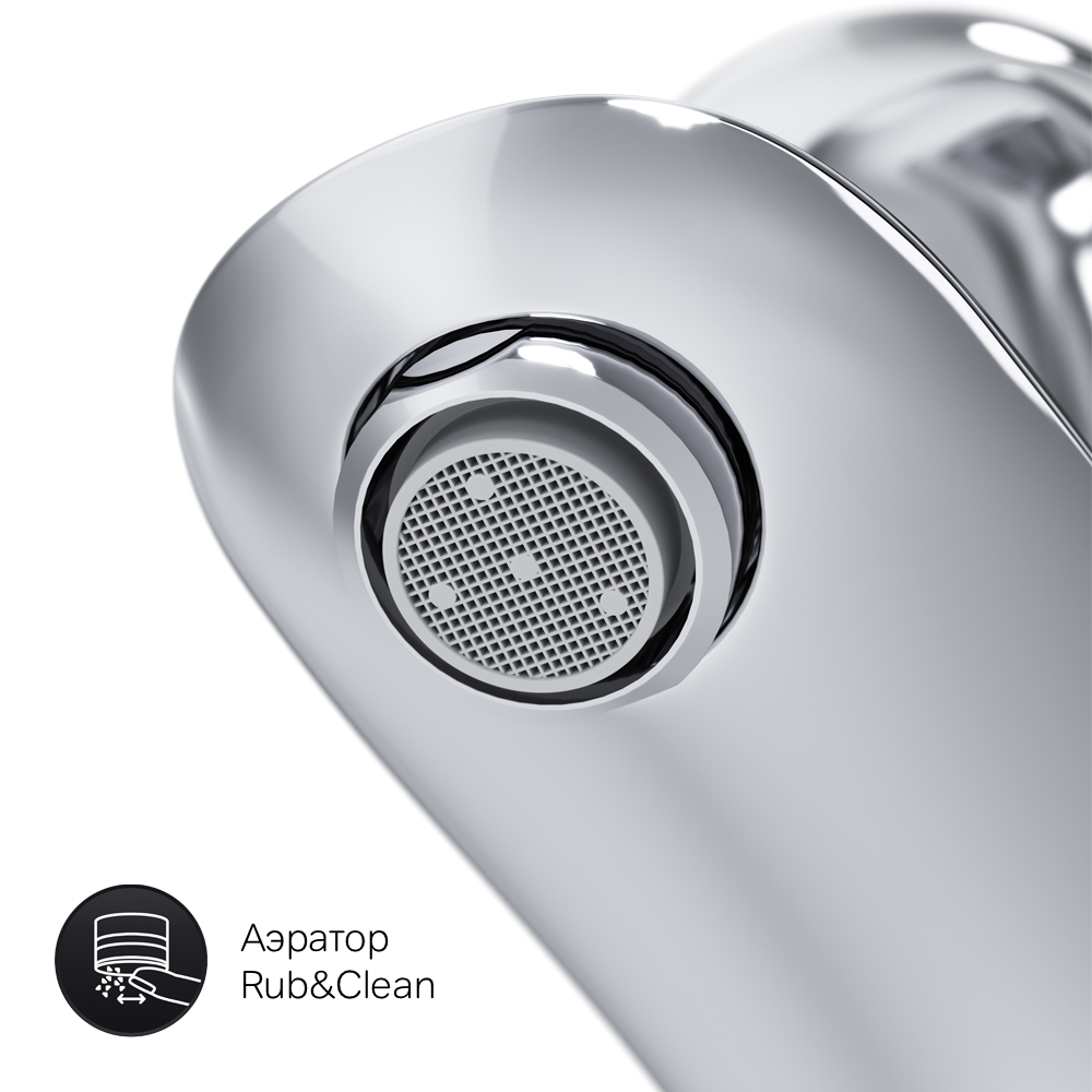 F5302132 смеситель для умывальника излив 146 мм хром шт AM.PM Bliss L - Вид №6