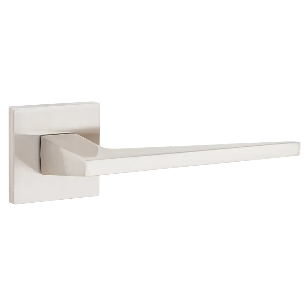 Дверная ручка на розетке Armex H-30171-A без запирания цвет никель STLM-2020015 - Вид №1