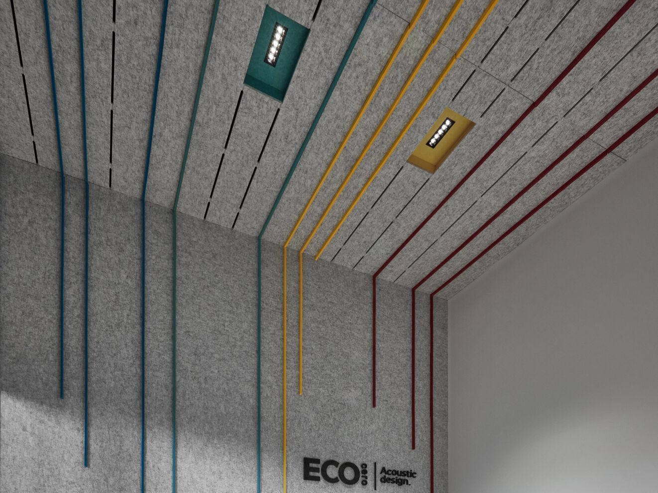 Акустическая панель из полиэфирного волокна ECOcero ECOceiling ARCH-00003029