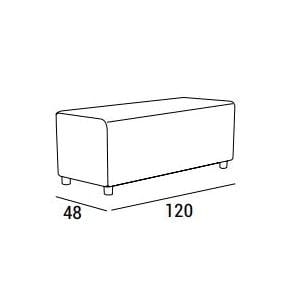 Модульная скамья из ткани Domingo Salotti Леви ARCH-00104044 - Вид №2