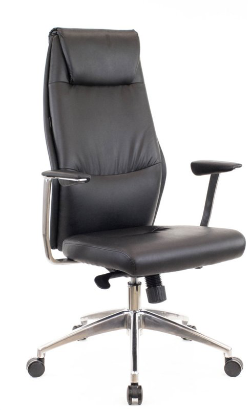 90258855 Офисное кресло экокожа цвет черный EP-751 PU BLACK STLM-0152870 EVERPROF