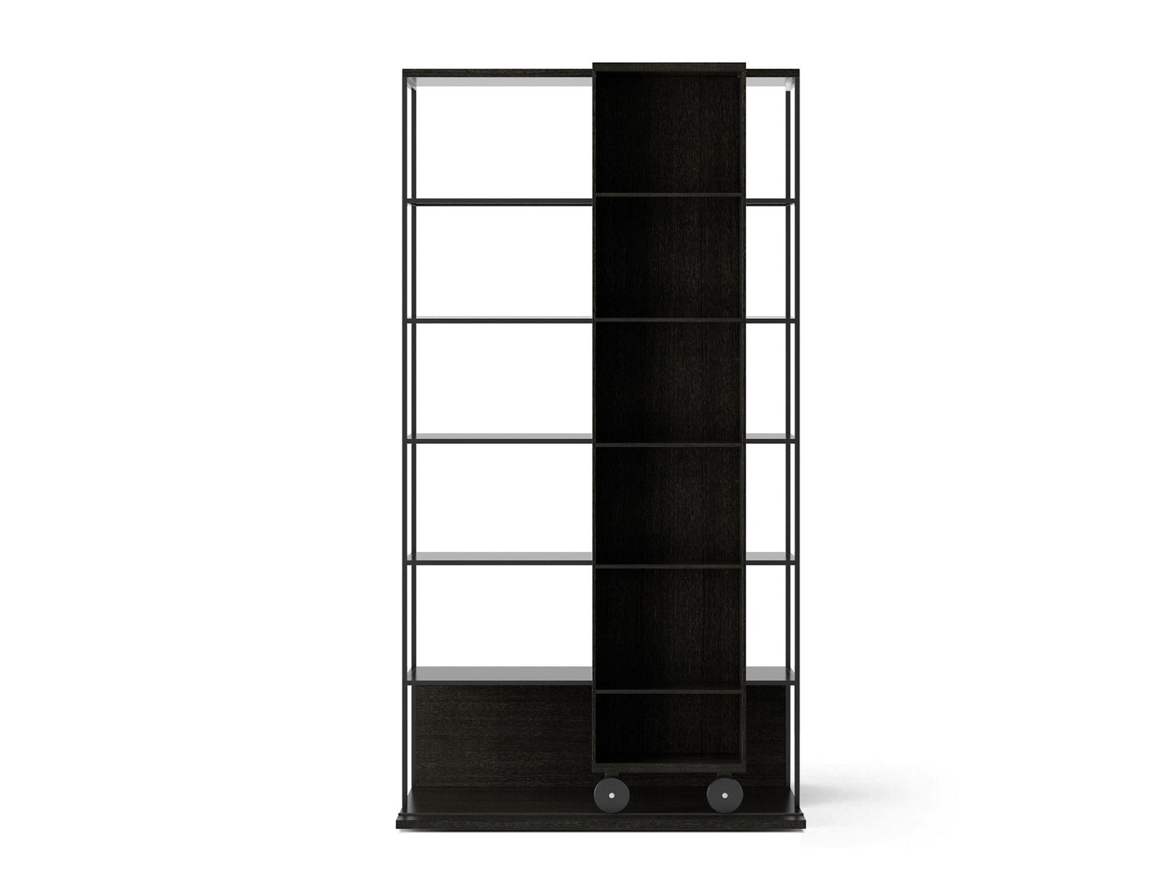 Деревянный книжный шкаф на колесах Punt Literatura ARCH-00034358 - Вид №57