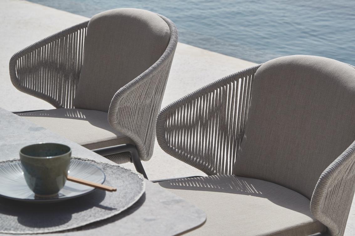 MNST309 Стул лава серебро Manutti Radius - Вид №4