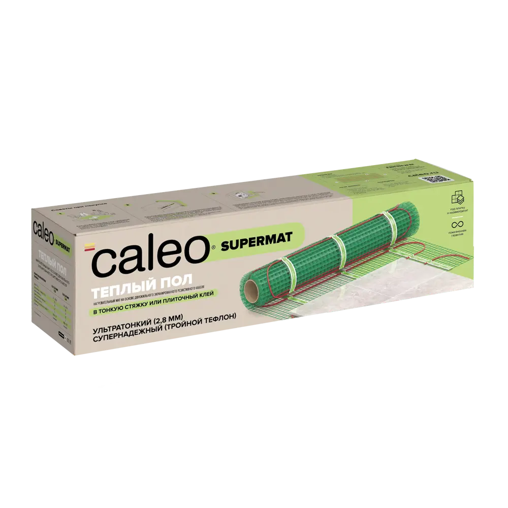 Нагревательный мат для теплого пола Caleo Supermat 5 м² 650 Вт STLM-2088523 - Вид №1
