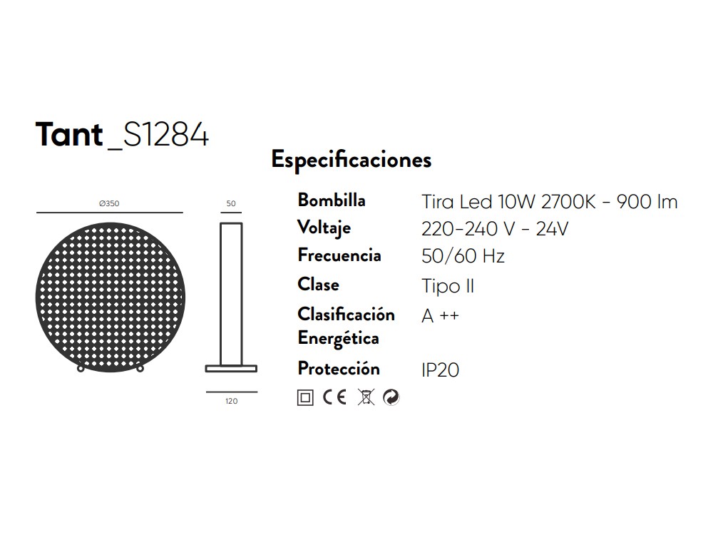 084441 Настольная лампа латунь Aromas del Campo Tant  - Вид №4