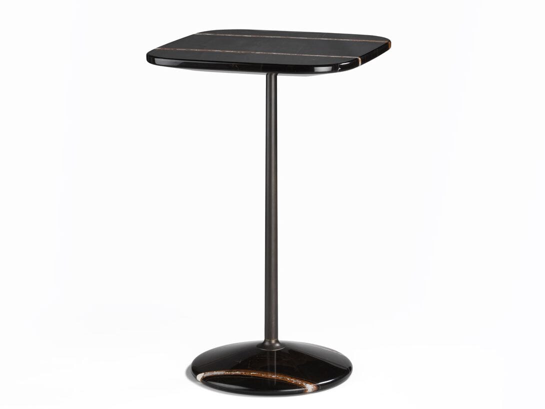 Высокий квадратный мраморный журнальный столик GHIDINI1961 ARNOLD ARCH-00035988