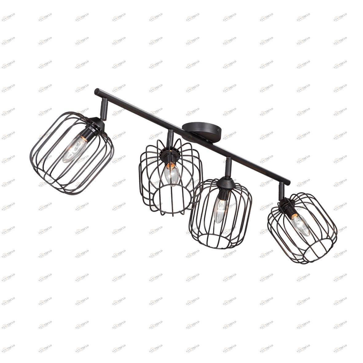 Спот потолочный черный Vitaluce V4298-1/4PL VITALUCE  00-3924416 Черный 