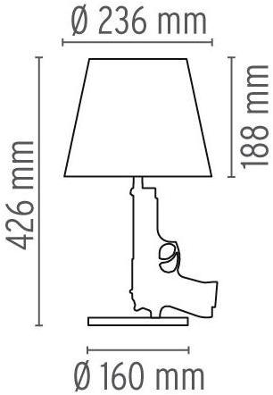 Flos Настольная лампа LED с прямым и отраженным светом Home collection - tavolo F2953000 - Вид №4