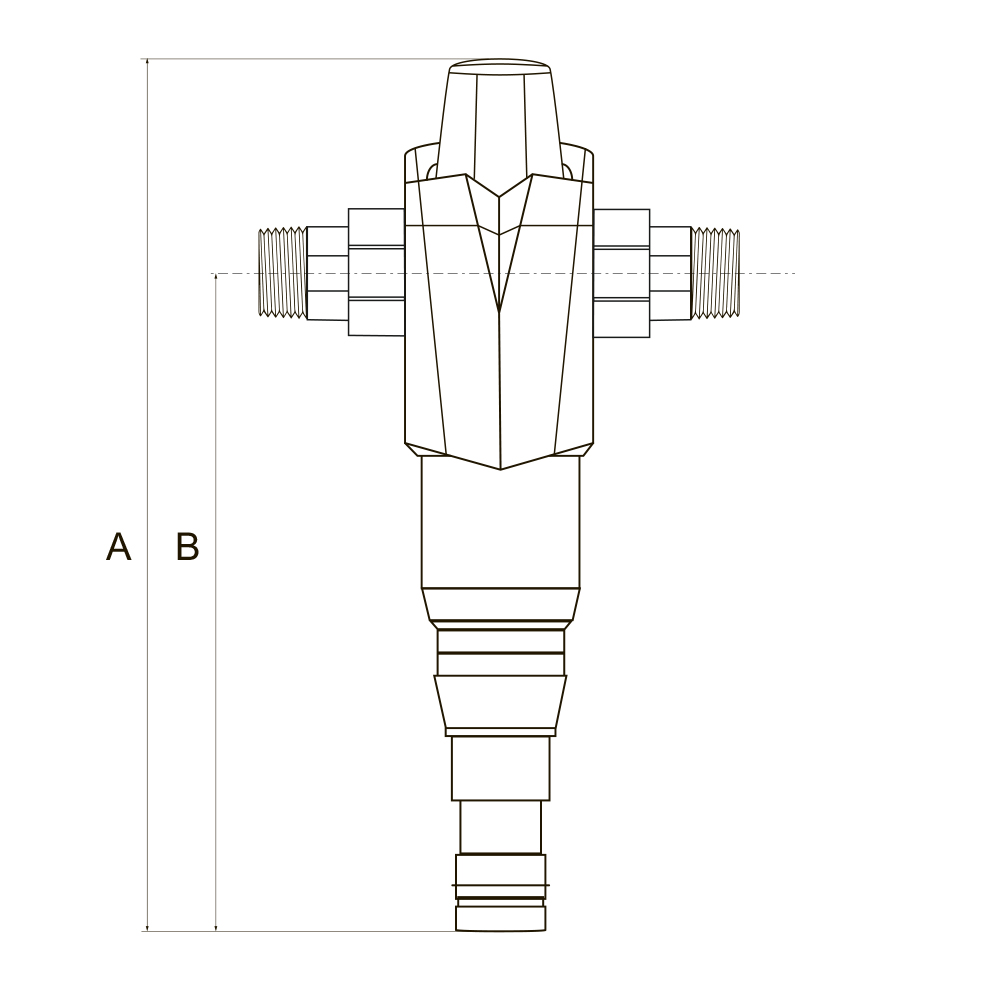 10305/012 Фильтры ручной обратной промывки Tece  - Вид №3