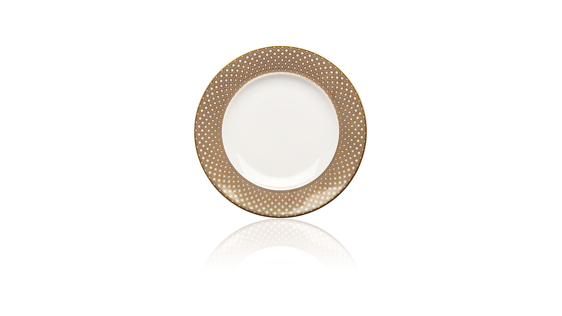 10670388 Rosenthal Сервиз чайный Rosenthal Францис Карро Беж на 6 персон 21 предмет Фарфор  - Вид №7