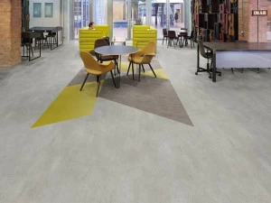 LIUNI Антистатический пол из синтетического материала с эффектом бетона Pavimenti vinilici calandrati