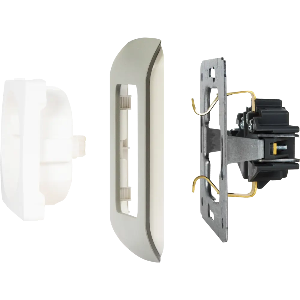 Рамка для розеток и выключателей Lexman Cosy 1 пост, цвет серый STLM-2129369 - Вид №2