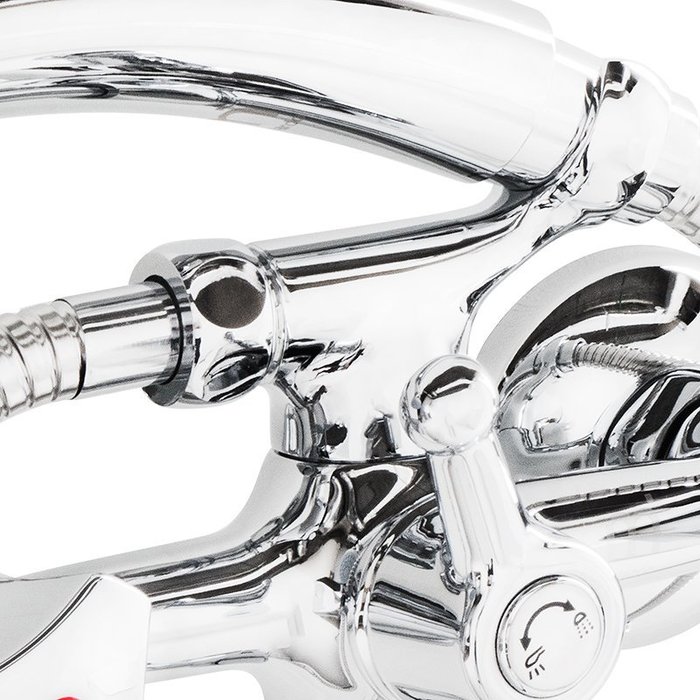 BE270BW6K+W21 MI Milardo Bering Смеситель для ванны с длинным изливом Bering Россия - Вид №5