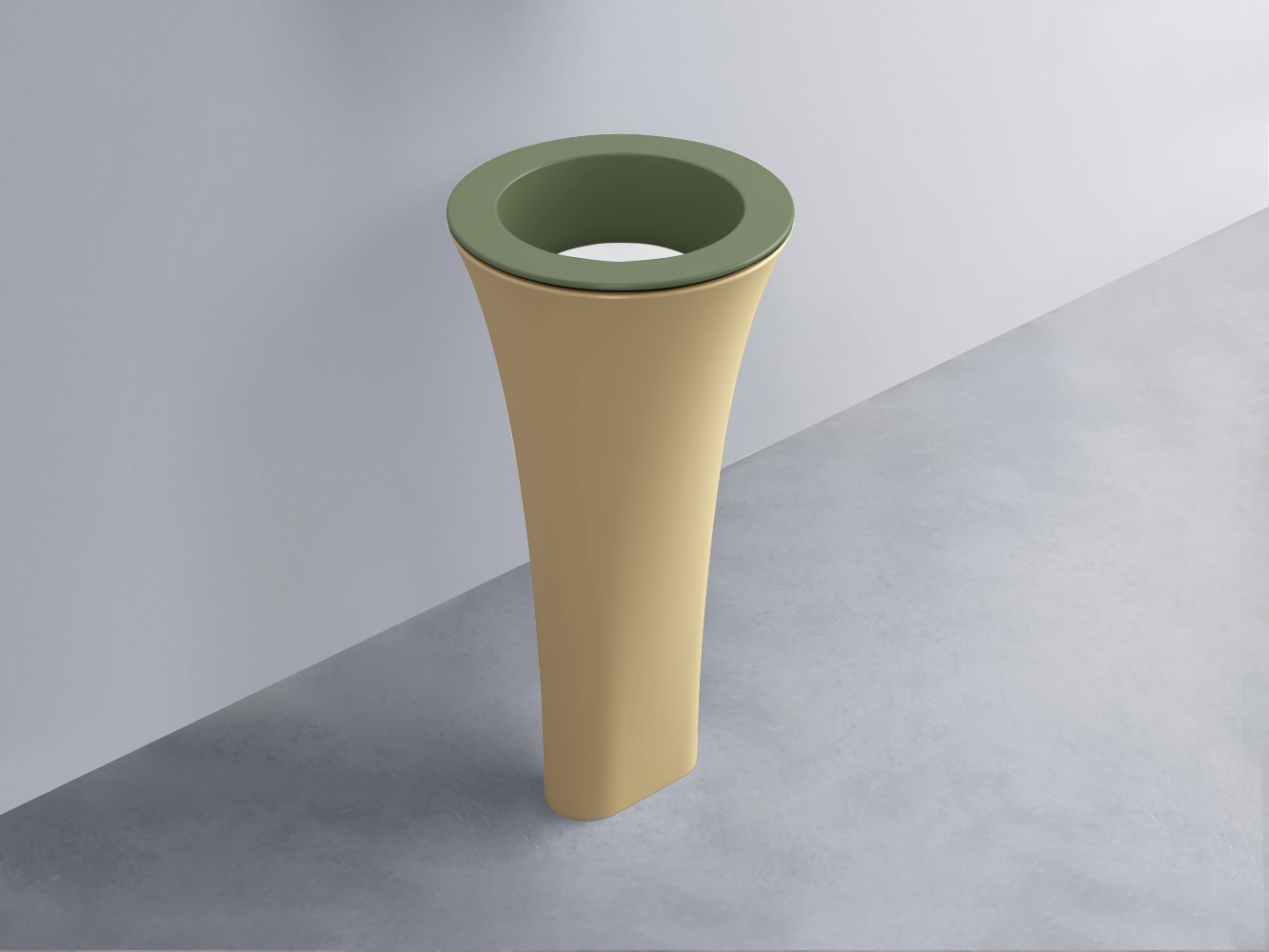 AMLA45-AG+AMPILT-BL+AMCOLT-CN Раковина Amedeo Tondo отдельностоящая cielo Enjoy + Amedeo Ceramica Cielo