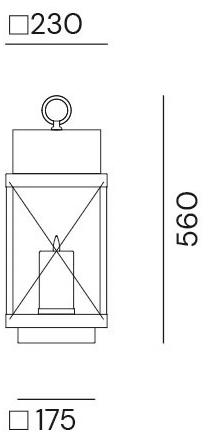 Il Fanale Торшер для улицы из латуни Lanterne sun-id-1507911 - Вид №2