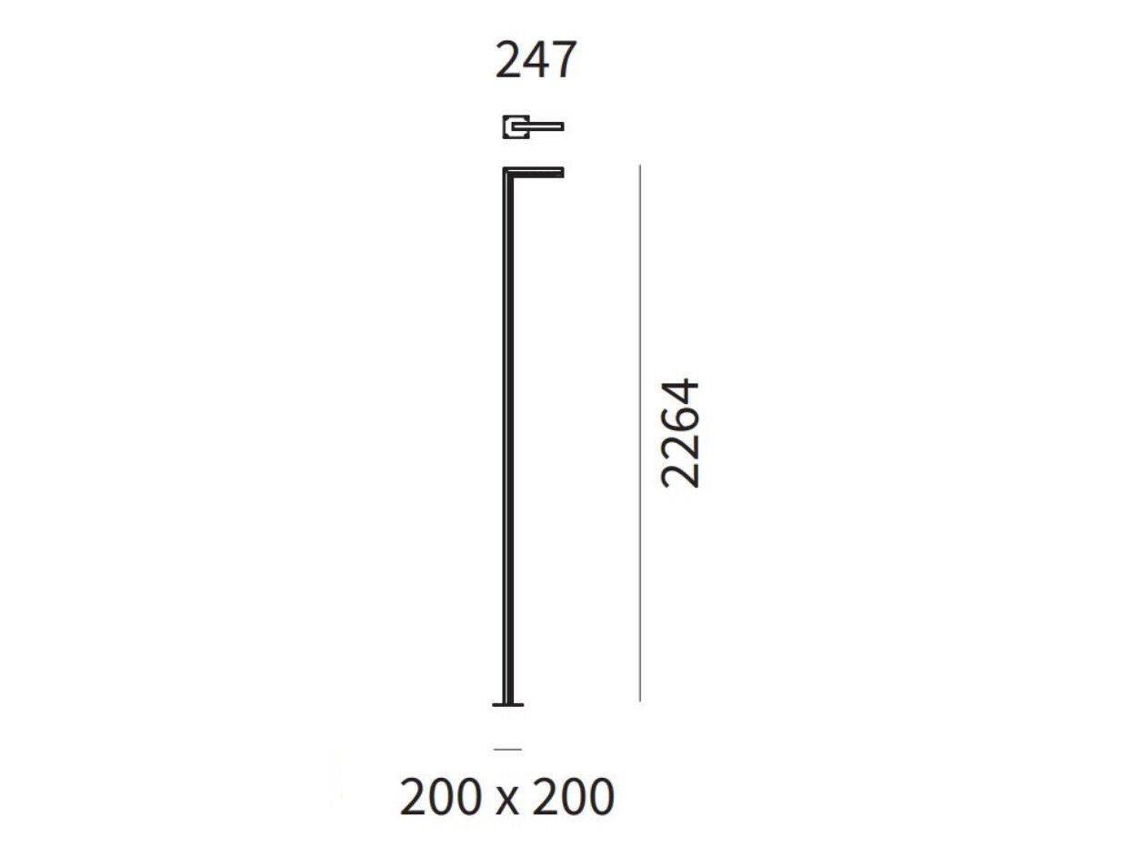 Алюминиевый светодиодный торшер Lucifero's File Flex ARCH-00137544 - Вид №7