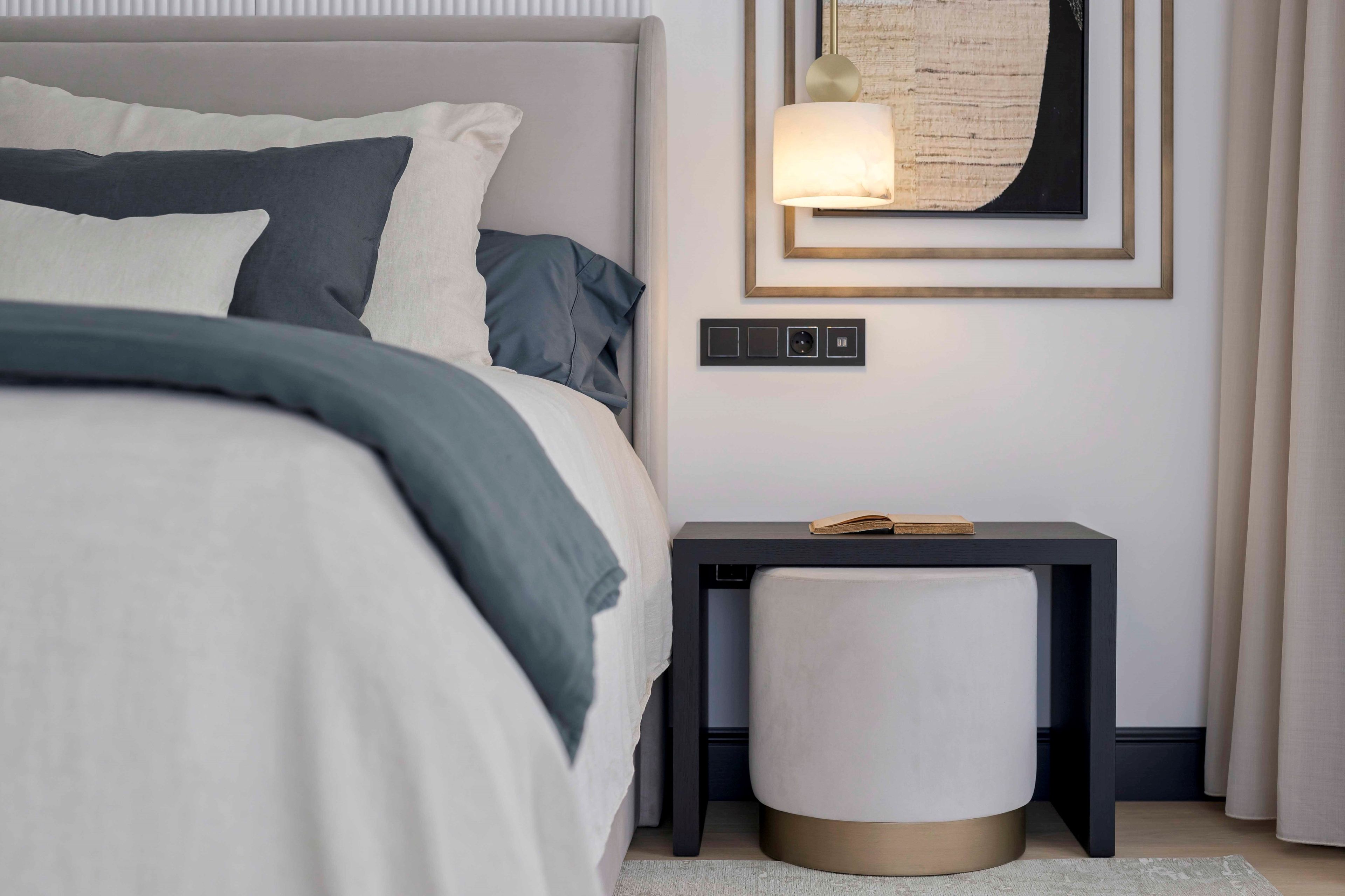 Круглый пуф из ткани Stylish Club Sublime ARCH-00137487 - Вид №9