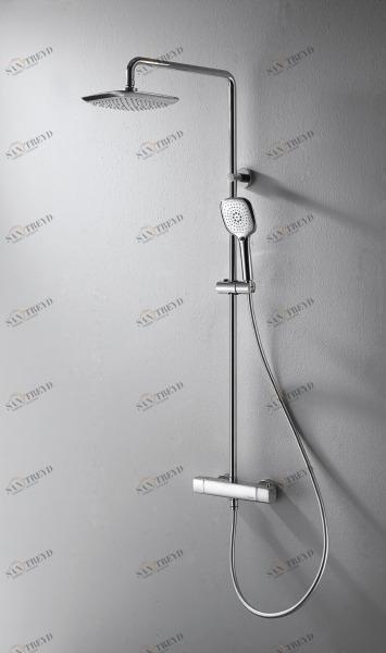 Душевой гарнитур с термостатом RAEL F999153C-A bravat