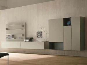 Dall'Agnese Модульная лакированная стенка для хранения Slim