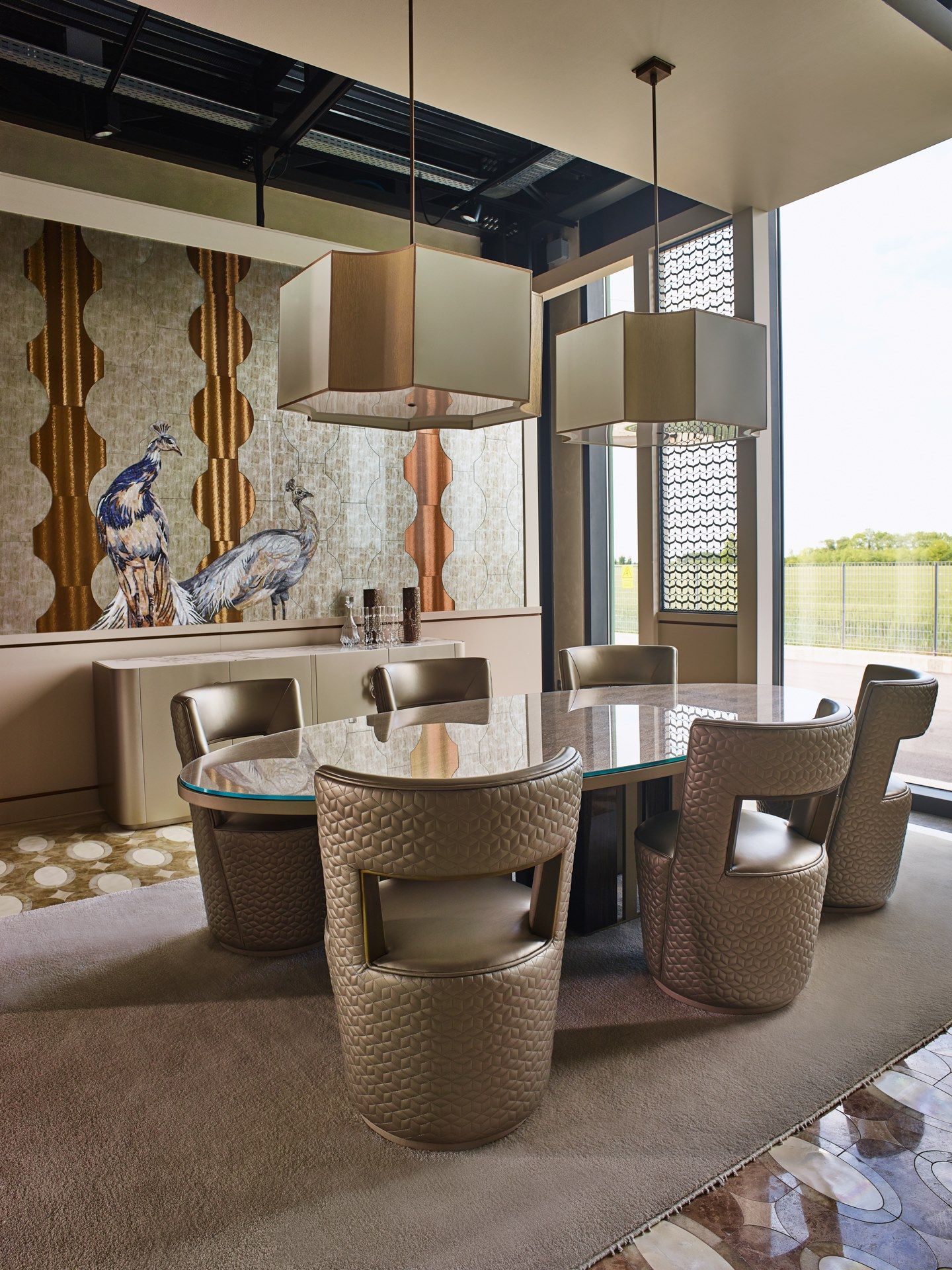 Овальный стол с Витритовой столешницей Sicis Коро ARCH-00131691 - Вид №6