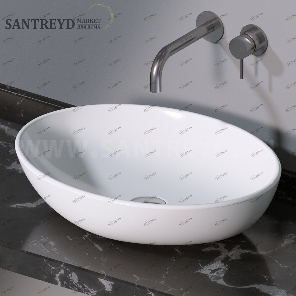 L243100 Накладная раковина на столешницу  овальная A. e T. Italia THIN AeT ITALIA