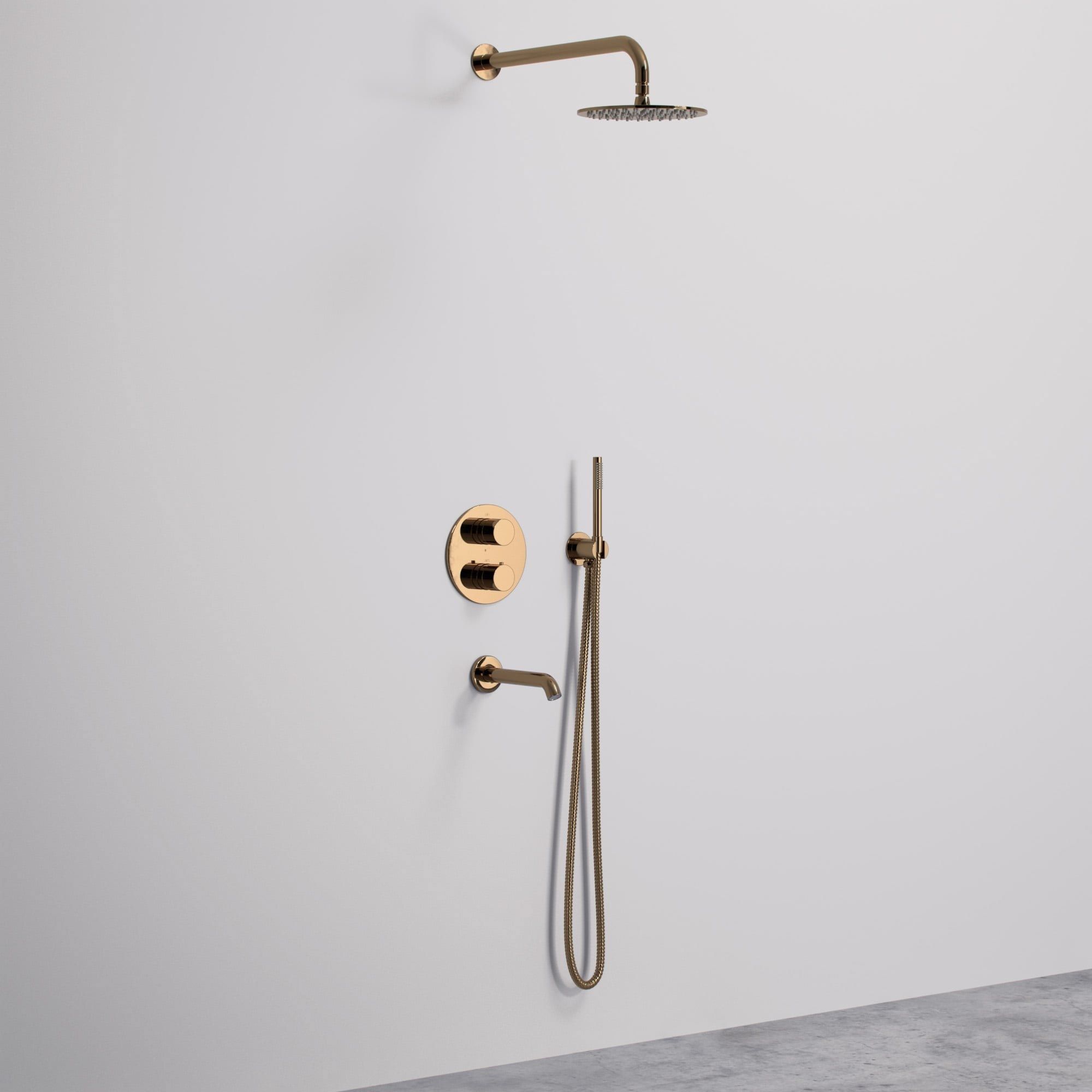 Настенный набор для ванны с 5 отверстиями и душем LUSSO Luxe ARCH-00011106 - Вид №10