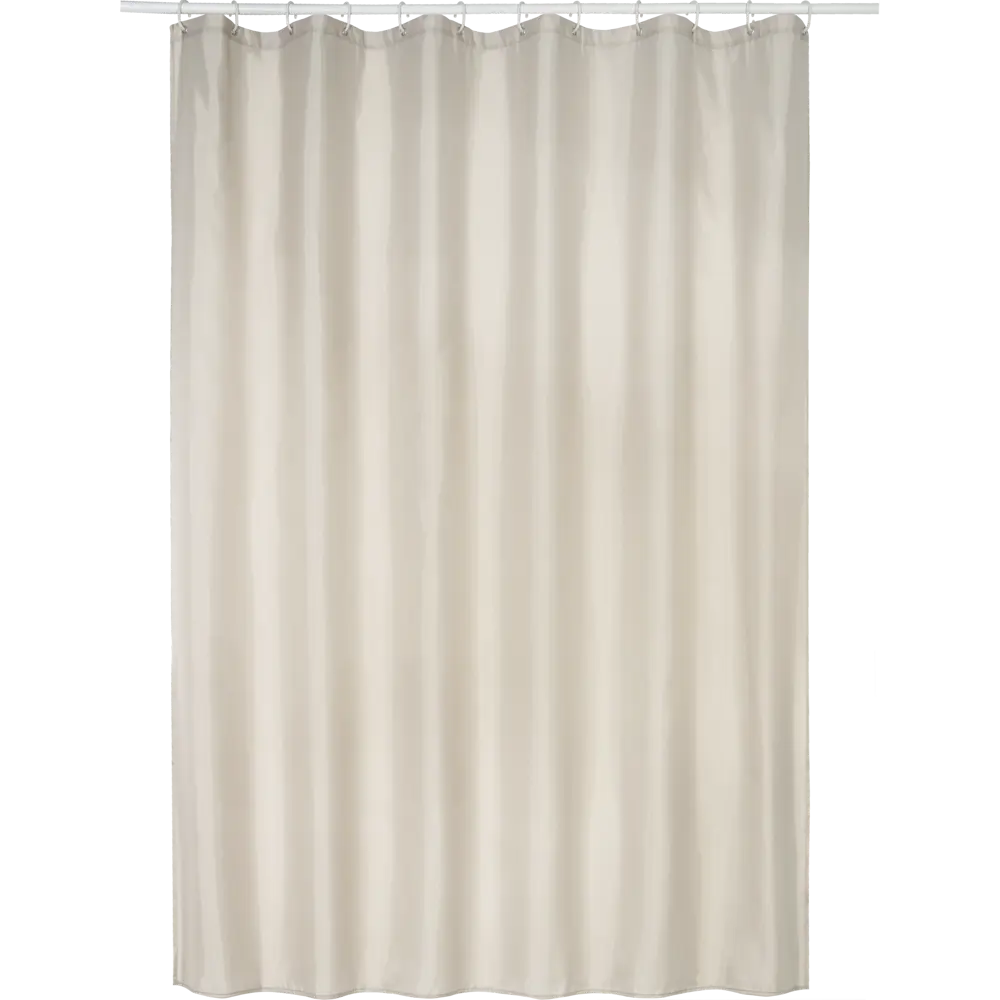 Штора для ванной Лунный свет 180x200 см полиэстер цвет бежевый 84620695 STLM-2172413 Santreyd Без колец