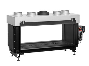 Двухсторонний газовый закрытый камин