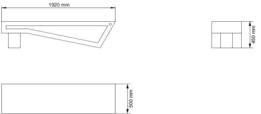 ENCHO ENCHEV - ETE Бетонная скамейка без спинки  119  - Вид №6