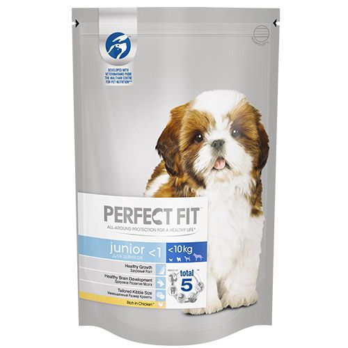 ПР0042250 Корм для щенков для мелких и миниатюрных пород, курица сух. 500г Perfect Fit 