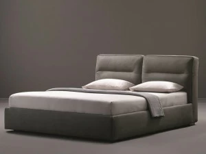 Bodema Двойная кожаная кровать-контейнер Dallas