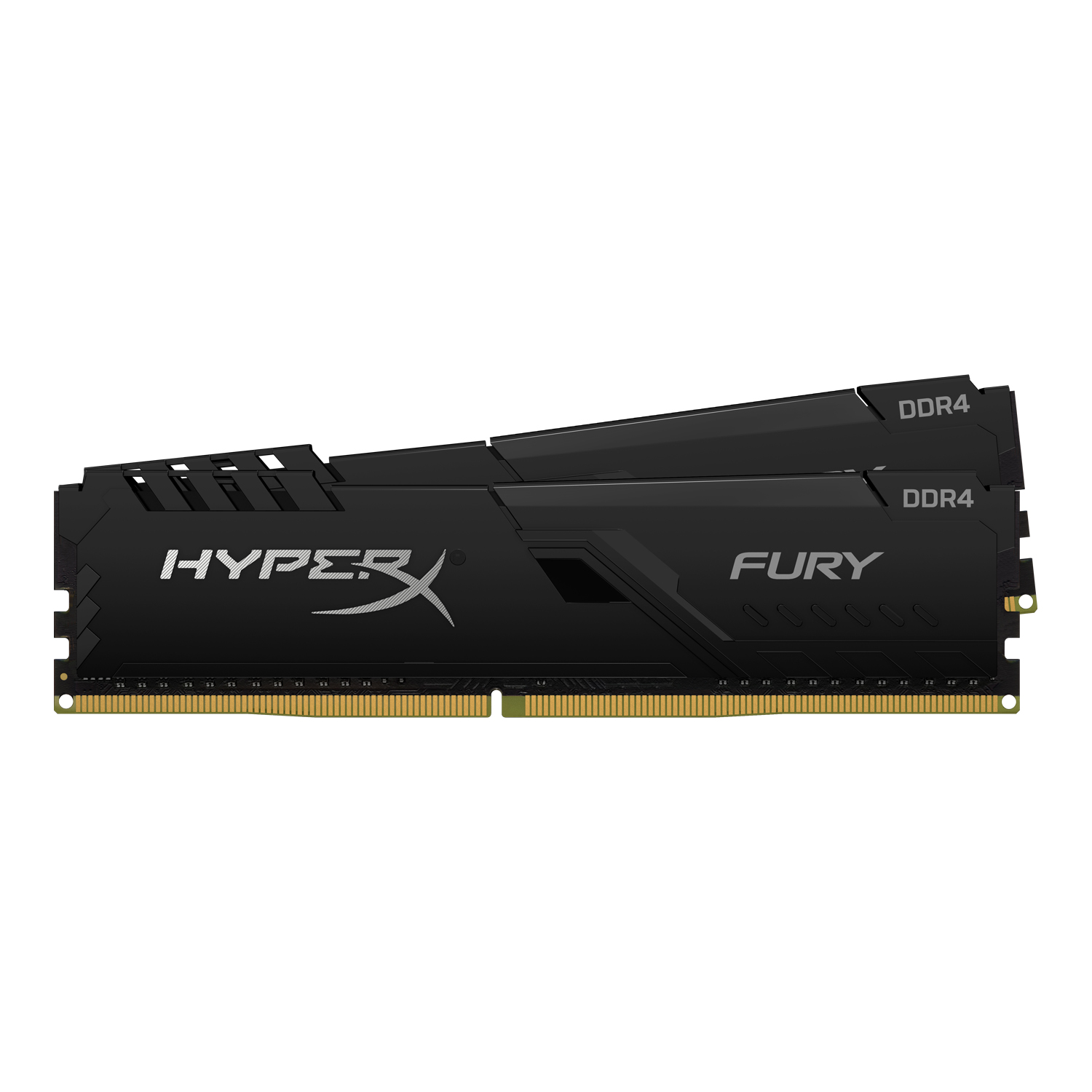 HX426C16FB3K2/16 16gb 2666mhz ddr4 cl16 dimm (kit of 2) hyperx fury black Kingston Santreyd  - Вид №1