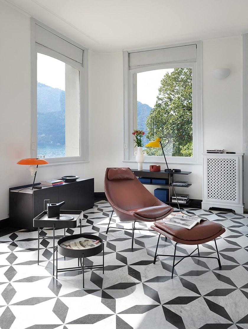 Potocco Кожаное кресло с подголовником Cut 910/pl - Вид №2