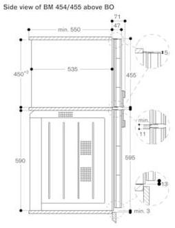 Gaggenau Комбинированная микроволновая печь Serie 400 Bm454110 - Вид №5