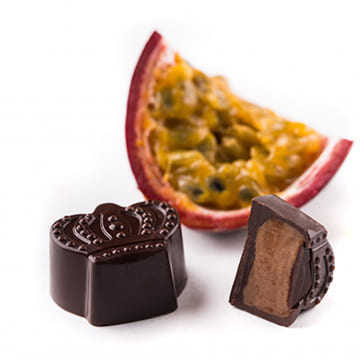 Конфеты Маракуйя в темном шоколаде CACAOJET Santreyd 34456