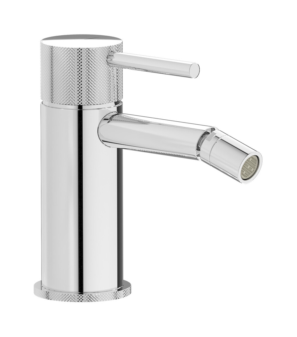 Смеситель для биде на 1 отверстие в комплекте с донным клапаном. WE ARE IB id220cc Chrome Industria