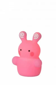 Настольная лампа Lucide Rabbit 71553/21/66 LUCIDE ЖИВОТНЫЕ, ЗАЯЦ 080326 Розовый;яркие