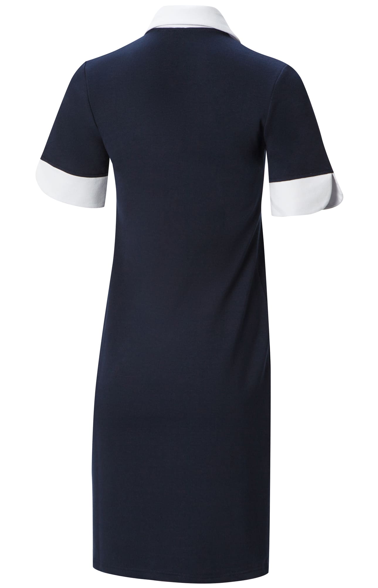 64658 Платье-поло трикотажное цвет NAVY (темно-синий) GRACE  Одежда для обслуживающего персонала  размер 46 (M)  - Вид №1