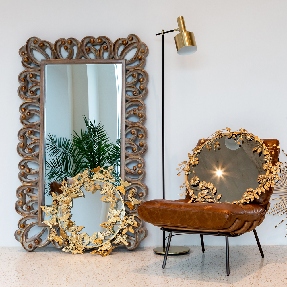 19091223 Настенное зеркало «Гарленд Голд» Object Desire  - Вид №5