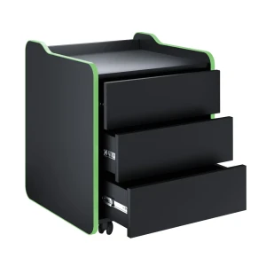 91346992 Тумба с выдвижными ящиками Vmmgame CS-2BKGN 49.50x63.50x52.50 см ЛДСП цвет зеленый STLM-1487862