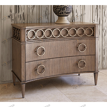 Тумбочка 07205-830-001 Ring Chest -Driftwood / Ant. Silver Ambella 